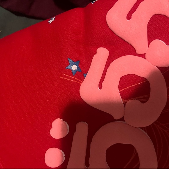 Angle red sp5der hoodie Size M - Picture 3 of 4